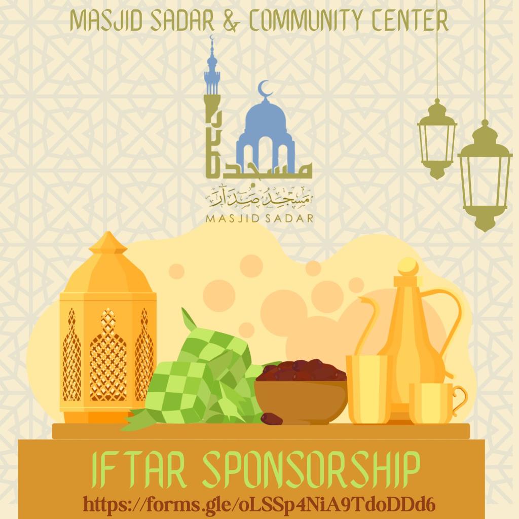 Iftar Sponsorship | Ramadan 2023