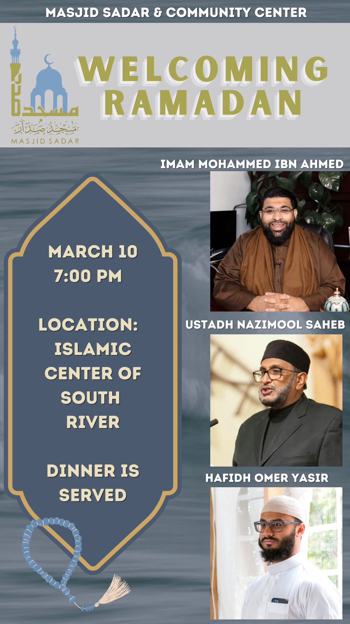 Welcoming Ramadan | March 10th